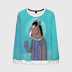 Свитшот мужской BoJack, цвет: 3D-белый