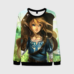 Свитшот мужской Girl of Link, цвет: 3D-черный