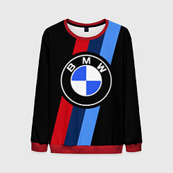 Свитшот мужской BMW 2021 M SPORT БМВ М СПОРТ, цвет: 3D-красный