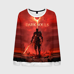 Свитшот мужской Dark Souls: Red Sunrise, цвет: 3D-белый