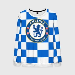 Свитшот мужской FC Chelsea: Grid, цвет: 3D-белый