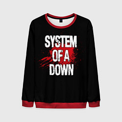 Свитшот мужской System of a Down Blood, цвет: 3D-красный