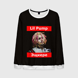 Свитшот мужской Lil Pump: Эщкере, цвет: 3D-белый