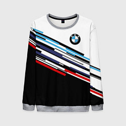 Свитшот мужской BMW BRAND COLOR БМВ, цвет: 3D-меланж