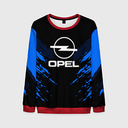Свитшот мужской Opel: Blue Anger, цвет: 3D-красный