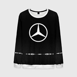 Мужской свитшот Mercedes: Black Abstract