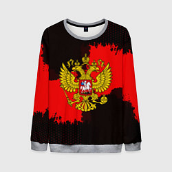 Свитшот мужской Russia: Red Collection, цвет: 3D-меланж