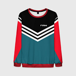 Свитшот мужской Firm 90s: Arrows Style, цвет: 3D-красный