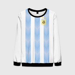 Свитшот мужской Сборная Аргентины, цвет: 3D-черный