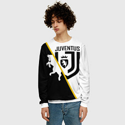 Свитшот мужской FC Juventus: Football Point, цвет: 3D-белый — фото 2