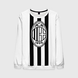Свитшот мужской AC Milan: Black & White, цвет: 3D-белый