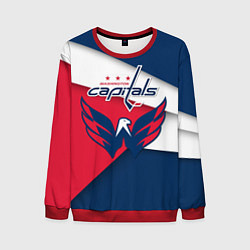 Свитшот мужской Washington Capitals, цвет: 3D-красный