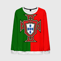 Свитшот мужской Сборная Португалии, цвет: 3D-белый