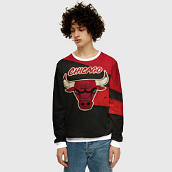 Свитшот мужской Chicago Bulls: Old Style, цвет: 3D-белый — фото 2