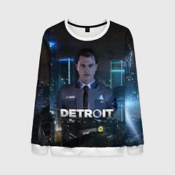 Свитшот мужской Detroit: Connor, цвет: 3D-белый