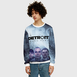 Свитшот мужской Detroit: Become Human, цвет: 3D-белый — фото 2