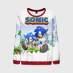 Свитшот мужской Sonic Stories, цвет: 3D-красный