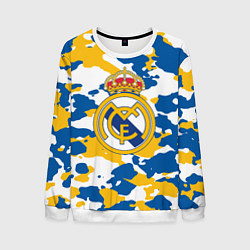 Свитшот мужской Real Madrid: Camo, цвет: 3D-белый