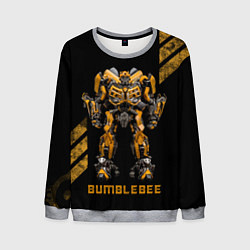 Свитшот мужской Bumblebee Auto, цвет: 3D-меланж