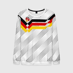 Свитшот мужской Немецкий футбол, цвет: 3D-белый