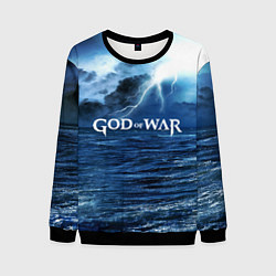 Свитшот мужской God of War: Sea ​​rage, цвет: 3D-черный