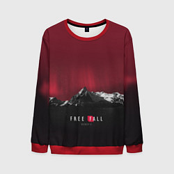 Свитшот мужской Free Fall, цвет: 3D-красный