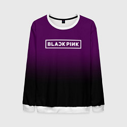 Мужской свитшот Black Pink: Violet Gradient