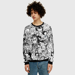 Свитшот мужской AHEGAO, цвет: 3D-черный — фото 2