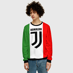 Свитшот мужской Ronaldo Juve Italy, цвет: 3D-черный — фото 2