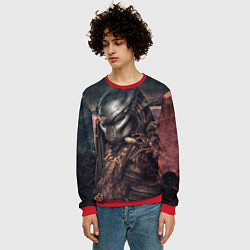 Свитшот мужской Merciless Predator, цвет: 3D-красный — фото 2