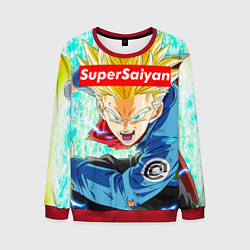 Свитшот мужской DBZ: Super Saiyan, цвет: 3D-красный