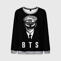 Свитшот мужской BTS Captain, цвет: 3D-меланж