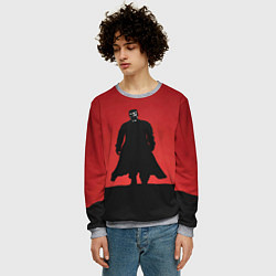 Свитшот мужской Город грехов: Марв, цвет: 3D-меланж — фото 2