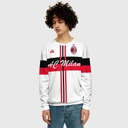 Свитшот мужской AC Milan: White Form, цвет: 3D-белый — фото 2