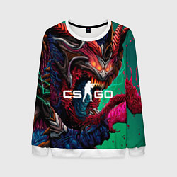 Свитшот мужской CS GO hyper beast skin, цвет: 3D-белый