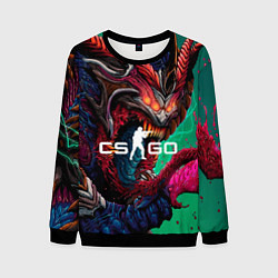 Свитшот мужской CS GO hyper beast skin, цвет: 3D-черный