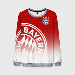 Свитшот мужской ФК Бавария, цвет: 3D-меланж