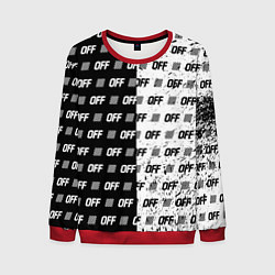 Свитшот мужской Off-White: Black & White, цвет: 3D-красный