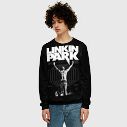 Свитшот мужской Linkin Park, цвет: 3D-черный — фото 2