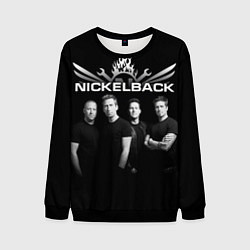 Свитшот мужской Nickelback Band, цвет: 3D-черный