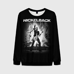 Свитшот мужской Nickelback Rock, цвет: 3D-черный