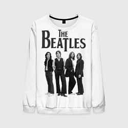 Свитшот мужской The Beatles: White Side, цвет: 3D-белый