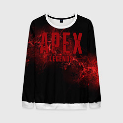Свитшот мужской Apex Legends: Red Blood, цвет: 3D-белый