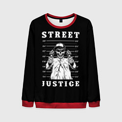 Свитшот мужской Street Justice, цвет: 3D-красный