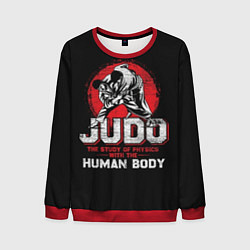 Свитшот мужской Judo: Human Body, цвет: 3D-красный