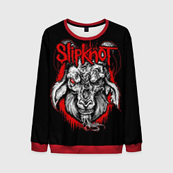Свитшот мужской Slipknot: Devil Goat, цвет: 3D-красный