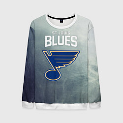 Свитшот мужской St Louis Blues, цвет: 3D-белый