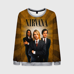 Свитшот мужской Nirvana, цвет: 3D-меланж