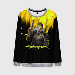 Мужской свитшот Cyberpunk 2077