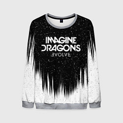 Свитшот мужской IMAGINE DRAGONS, цвет: 3D-меланж